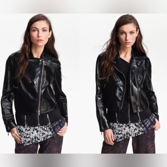 NWT 3.1 Phillip Lim motorcycle leather jacket size 4 - Picture 2 of 16